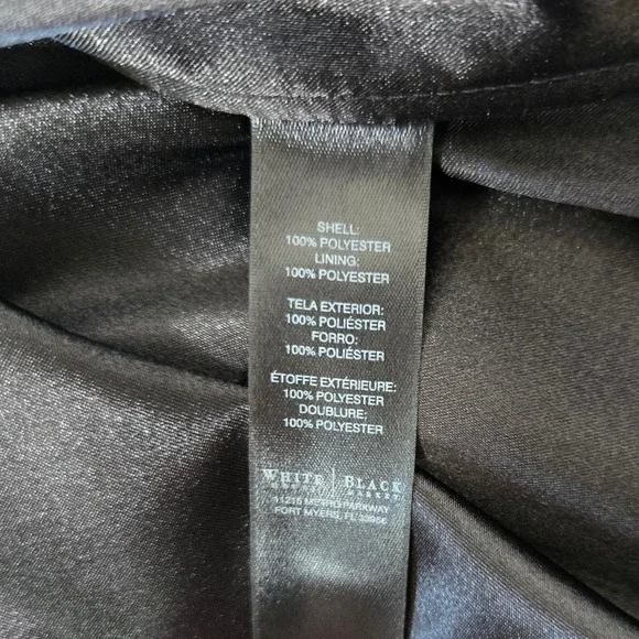 WHBM Womens Whimsigoth Floral Dress Size 10 Strapless Event Handkerchief Hem - Picture 8 of 9